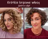 Dwie kobiety z krótkimi, kręconymi włosami. Blondynka po lewej i brunetka po prawej.