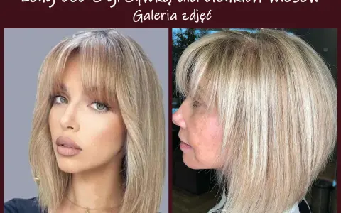 Dłuższy bob z grzywką, idealny dla cienkich włosów. Dwie inspiracje fryzurą, która dodaje objętości i lekkości.