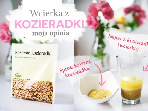 Domowa wcierka z kozieradki na włosy: nasiona, proszek i gotowy napar.